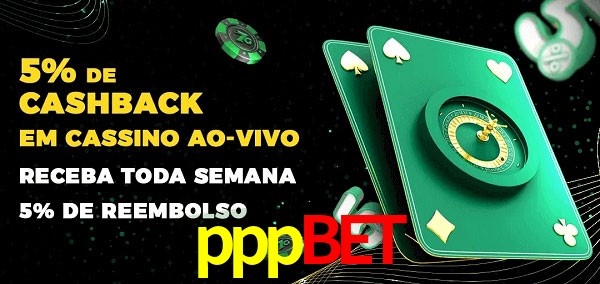 Promoções do cassino ao Vivo pppbet